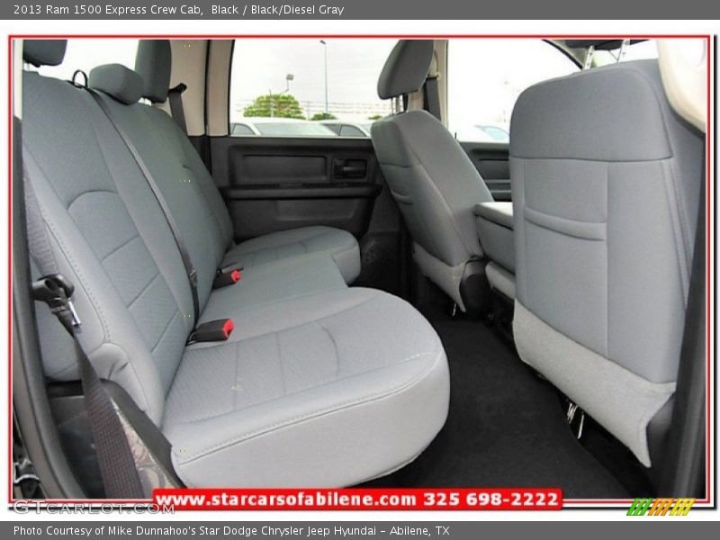 Black / Black/Diesel Gray 2013 Ram 1500 Express Crew Cab