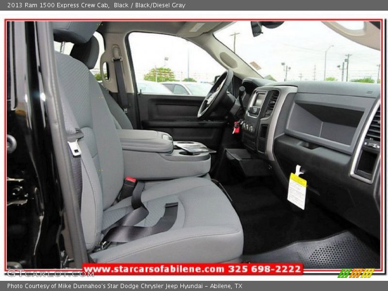 Black / Black/Diesel Gray 2013 Ram 1500 Express Crew Cab