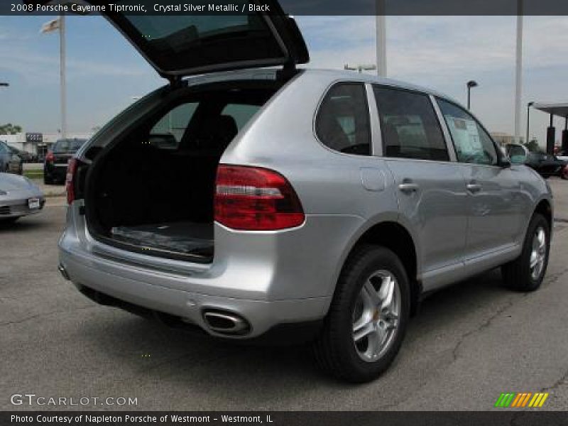 Crystal Silver Metallic / Black 2008 Porsche Cayenne Tiptronic