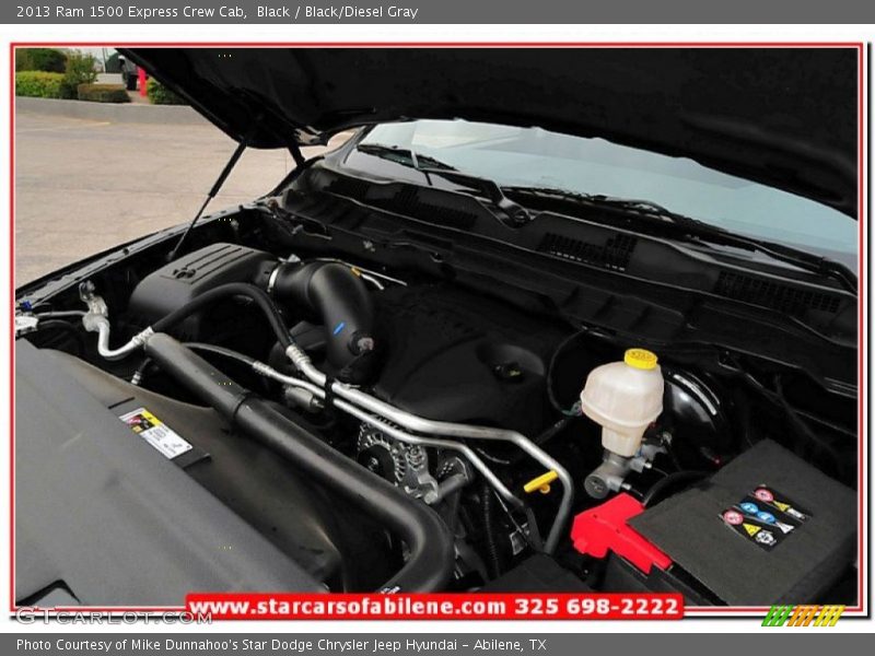 Black / Black/Diesel Gray 2013 Ram 1500 Express Crew Cab