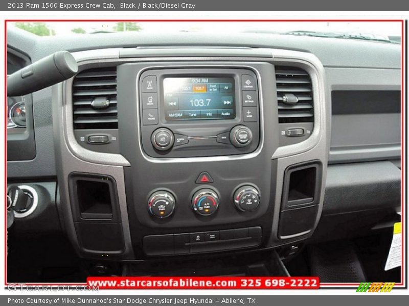 Black / Black/Diesel Gray 2013 Ram 1500 Express Crew Cab