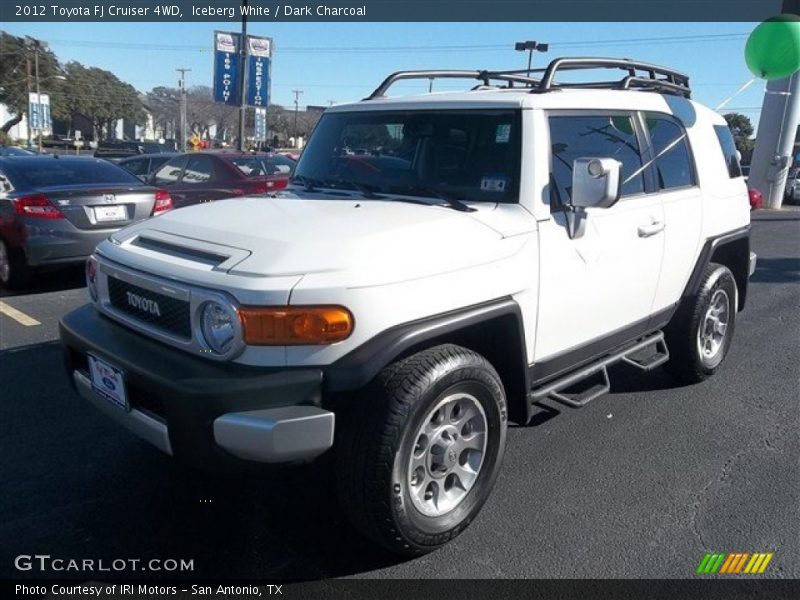 Iceberg White / Dark Charcoal 2012 Toyota FJ Cruiser 4WD