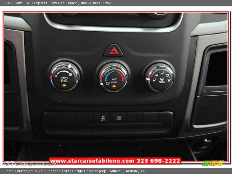 Black / Black/Diesel Gray 2013 Ram 1500 Express Crew Cab