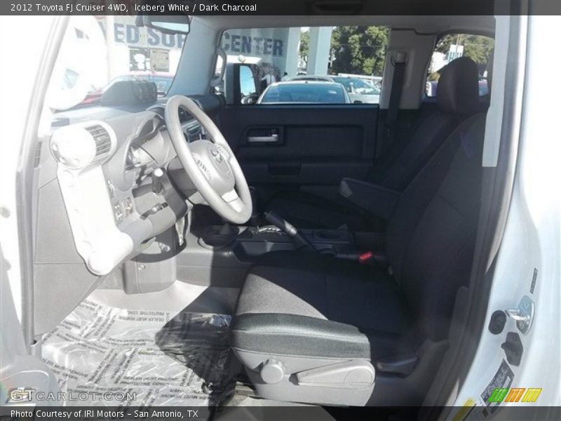 Iceberg White / Dark Charcoal 2012 Toyota FJ Cruiser 4WD