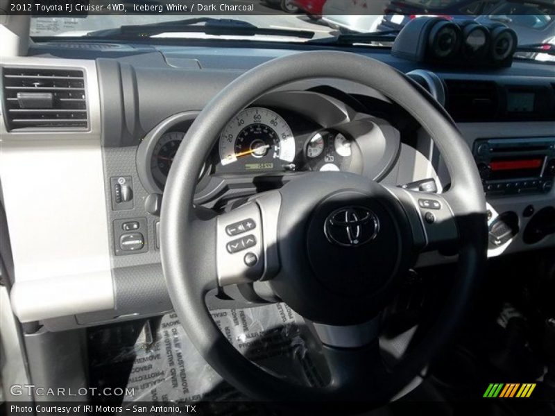 Iceberg White / Dark Charcoal 2012 Toyota FJ Cruiser 4WD