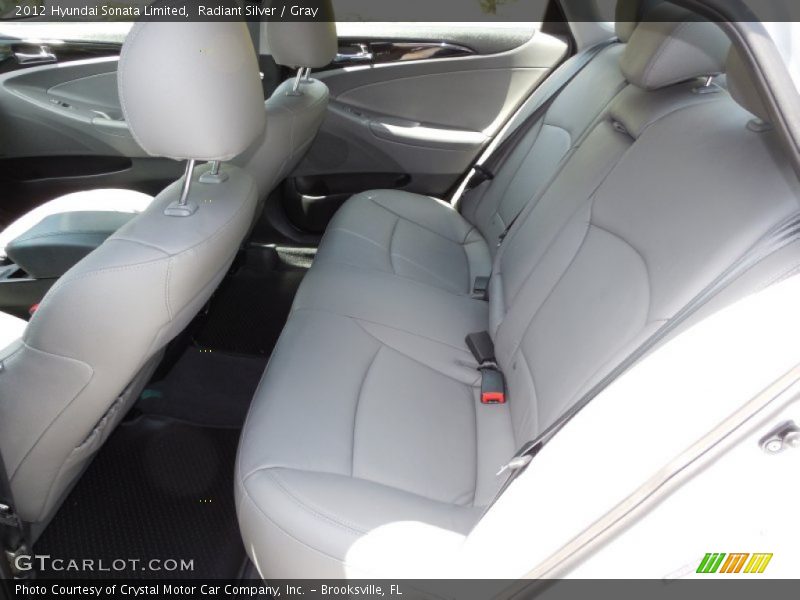 Radiant Silver / Gray 2012 Hyundai Sonata Limited