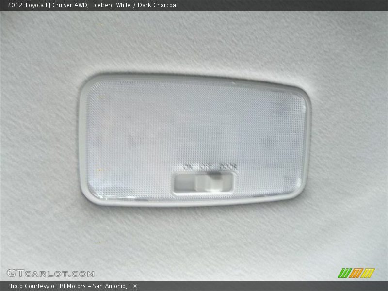 Iceberg White / Dark Charcoal 2012 Toyota FJ Cruiser 4WD