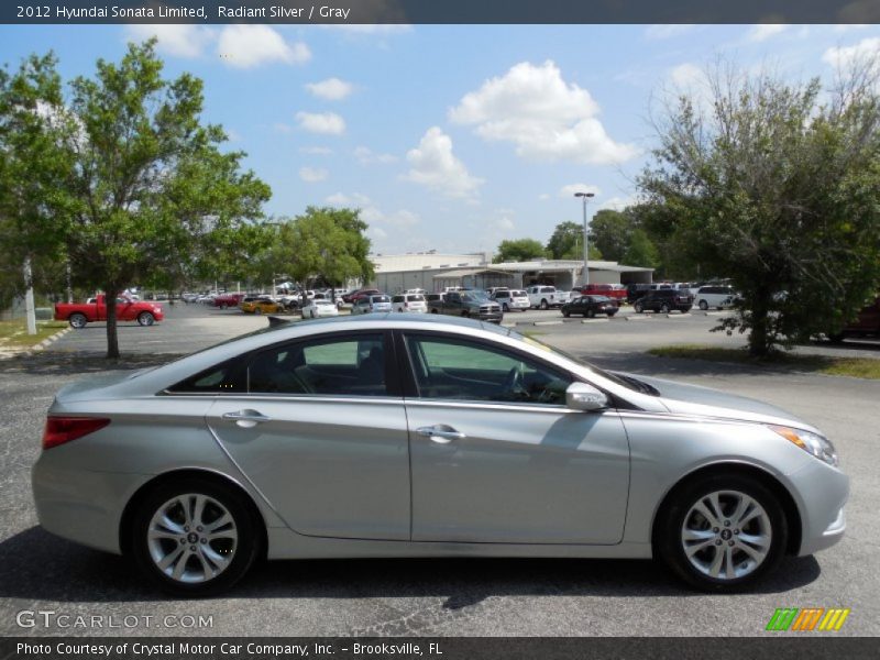 Radiant Silver / Gray 2012 Hyundai Sonata Limited