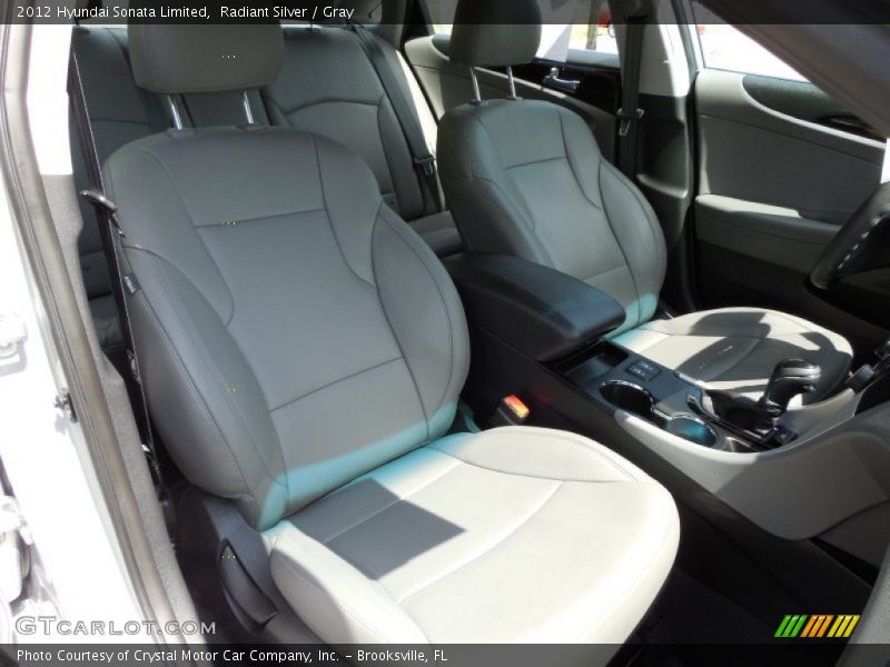 Radiant Silver / Gray 2012 Hyundai Sonata Limited