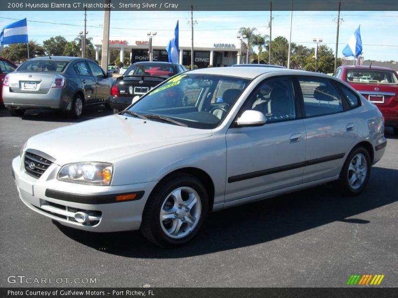 Sterling Silver / Gray 2006 Hyundai Elantra GT Hatchback