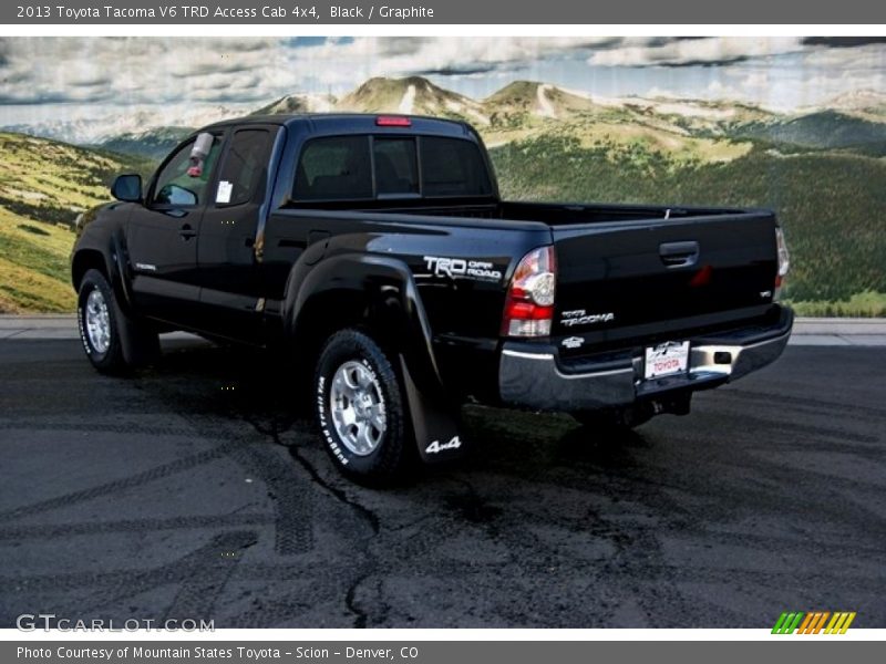 Black / Graphite 2013 Toyota Tacoma V6 TRD Access Cab 4x4