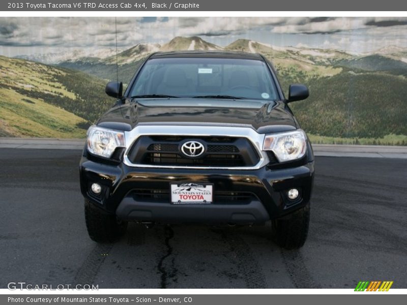 Black / Graphite 2013 Toyota Tacoma V6 TRD Access Cab 4x4