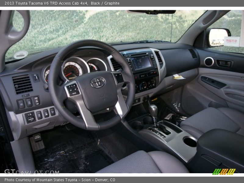 Black / Graphite 2013 Toyota Tacoma V6 TRD Access Cab 4x4