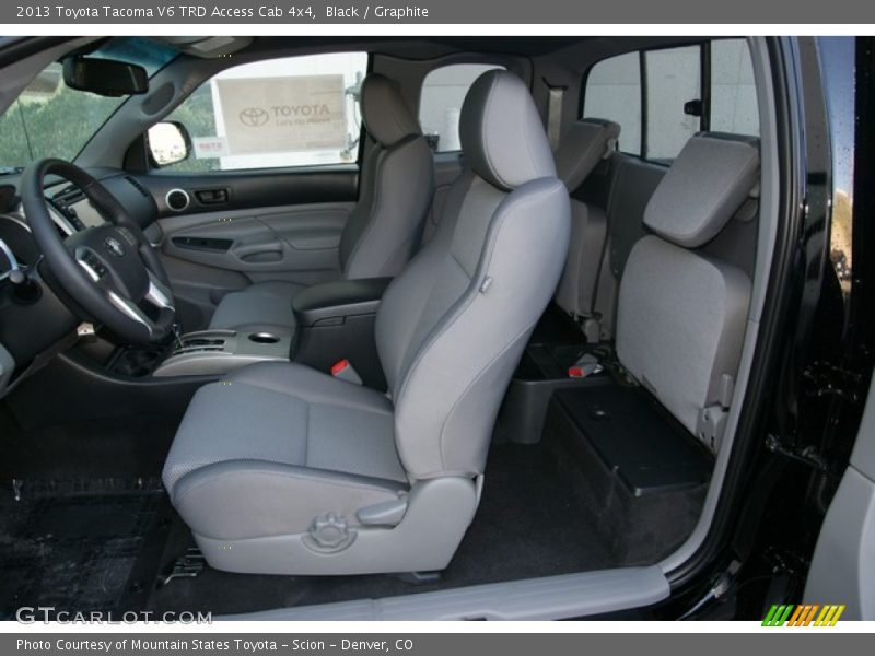 Black / Graphite 2013 Toyota Tacoma V6 TRD Access Cab 4x4