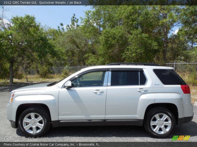 Quicksilver Metallic / Jet Black 2012 GMC Terrain SLE
