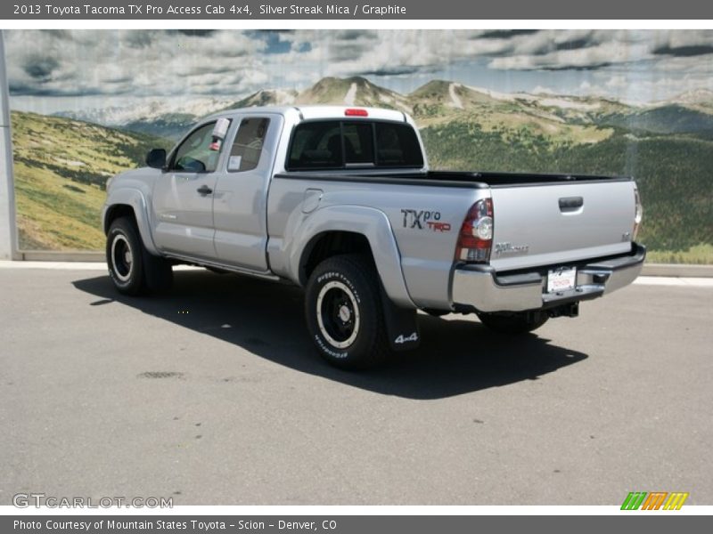 Silver Streak Mica / Graphite 2013 Toyota Tacoma TX Pro Access Cab 4x4