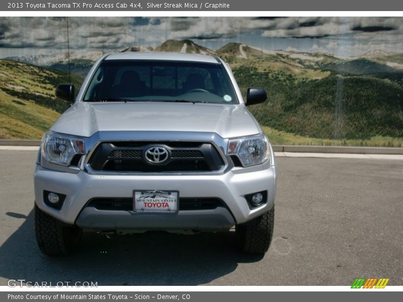 Silver Streak Mica / Graphite 2013 Toyota Tacoma TX Pro Access Cab 4x4