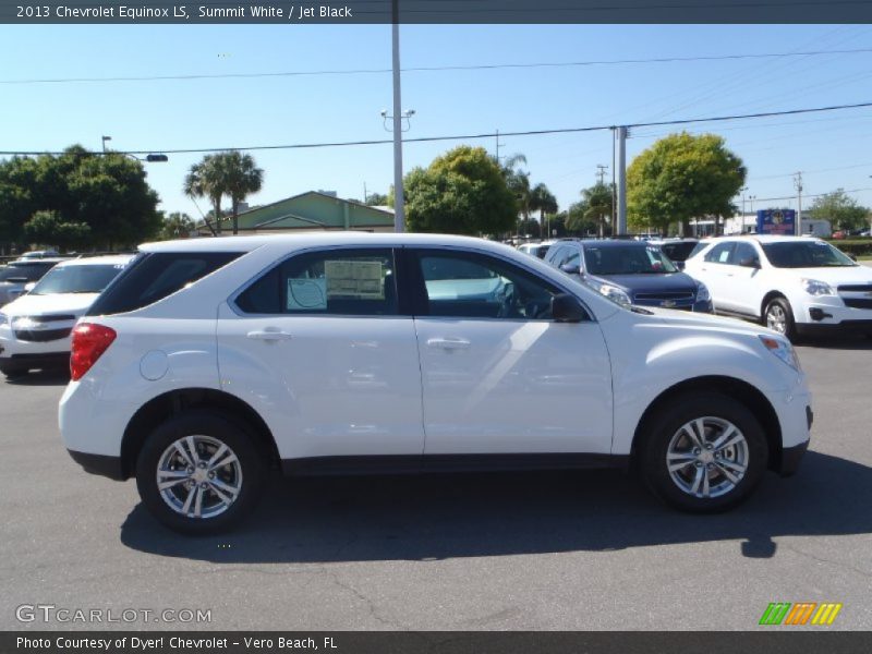 Summit White / Jet Black 2013 Chevrolet Equinox LS