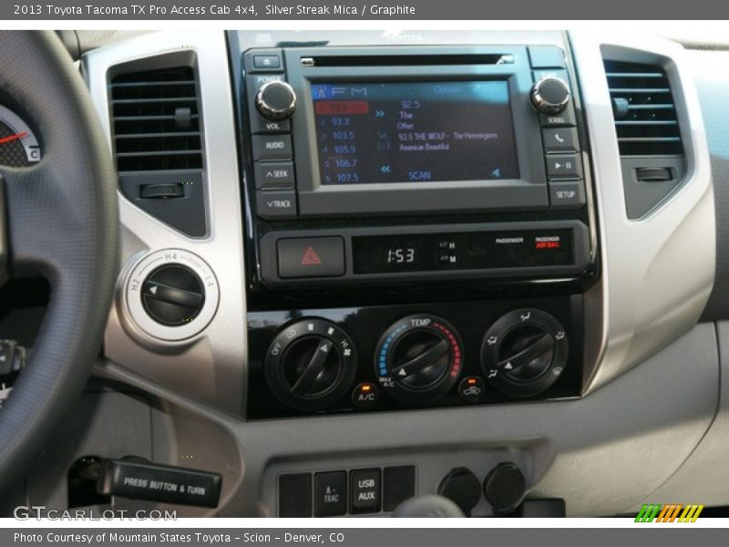 Silver Streak Mica / Graphite 2013 Toyota Tacoma TX Pro Access Cab 4x4