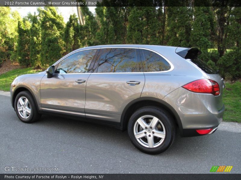 Meteor Grey Metallic / Black 2012 Porsche Cayenne