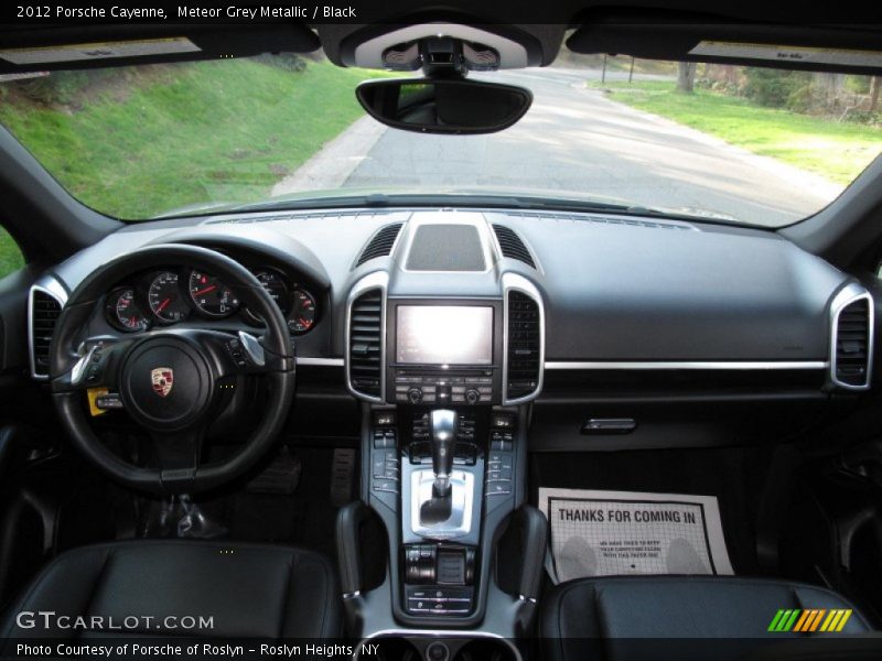 Meteor Grey Metallic / Black 2012 Porsche Cayenne