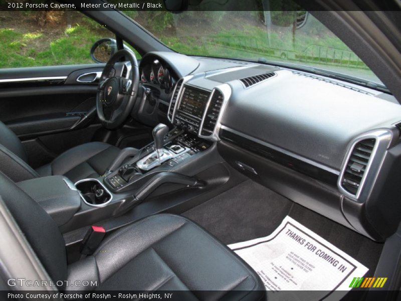 Meteor Grey Metallic / Black 2012 Porsche Cayenne