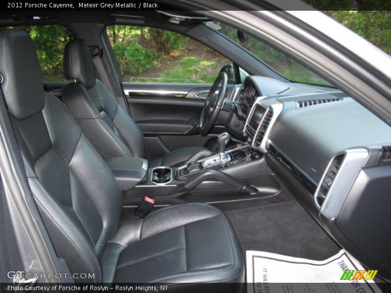 Meteor Grey Metallic / Black 2012 Porsche Cayenne