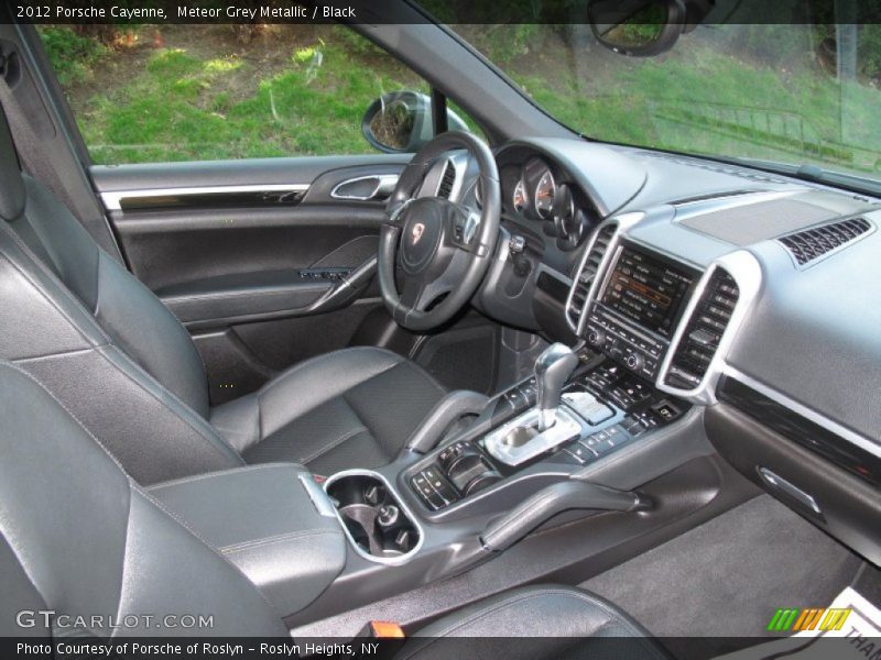 Meteor Grey Metallic / Black 2012 Porsche Cayenne
