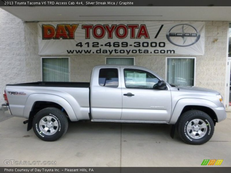 Silver Streak Mica / Graphite 2013 Toyota Tacoma V6 TRD Access Cab 4x4