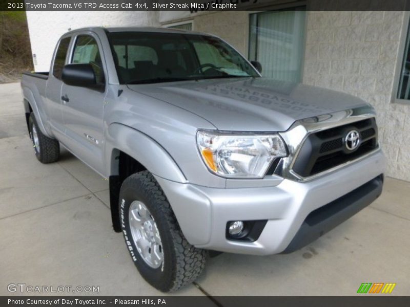 Silver Streak Mica / Graphite 2013 Toyota Tacoma V6 TRD Access Cab 4x4
