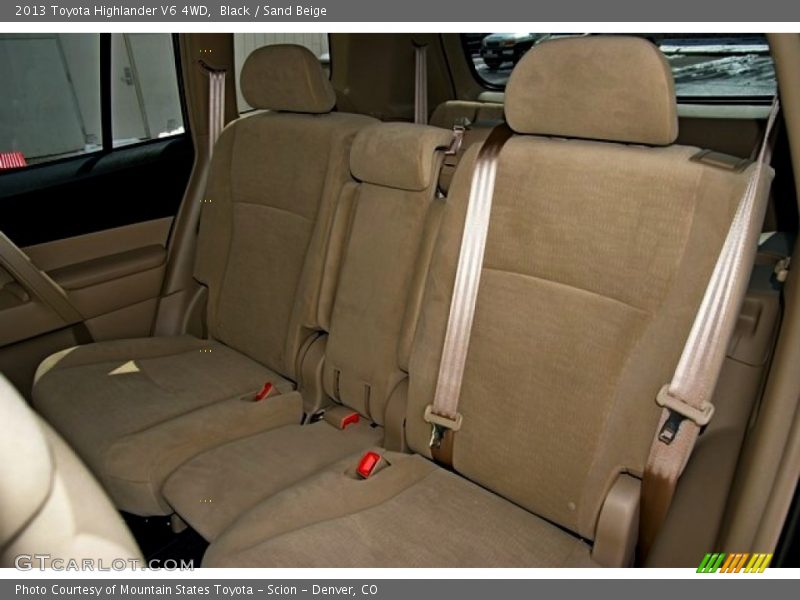 Black / Sand Beige 2013 Toyota Highlander V6 4WD