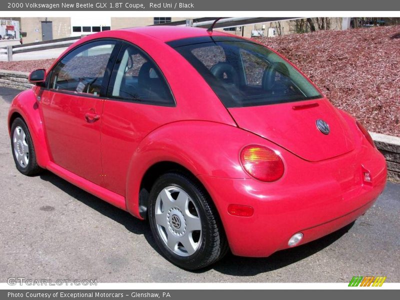Red Uni / Black 2000 Volkswagen New Beetle GLX 1.8T Coupe