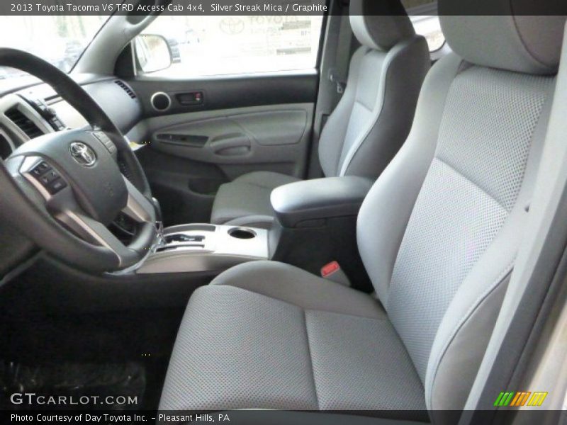 Silver Streak Mica / Graphite 2013 Toyota Tacoma V6 TRD Access Cab 4x4
