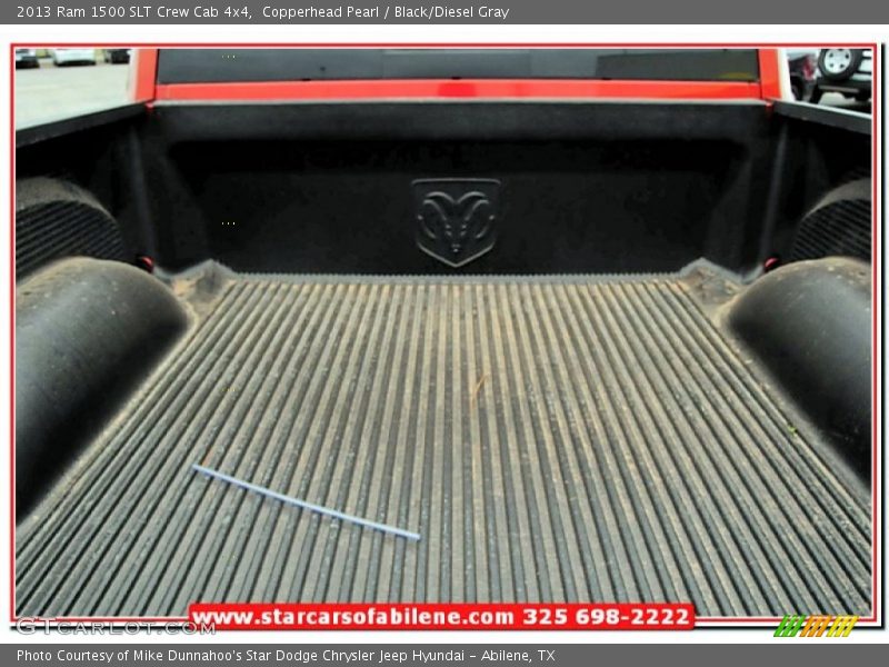 Copperhead Pearl / Black/Diesel Gray 2013 Ram 1500 SLT Crew Cab 4x4