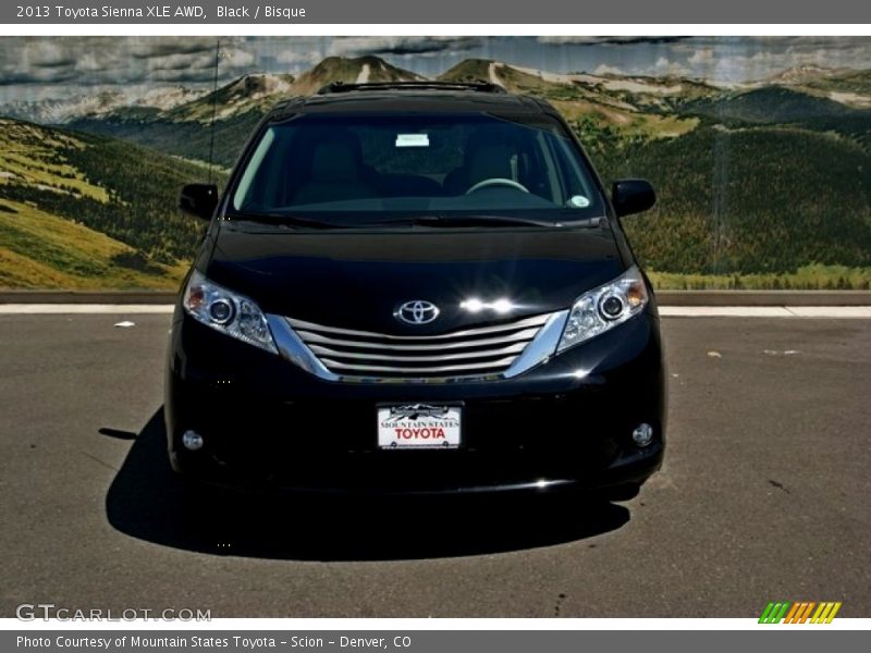 Black / Bisque 2013 Toyota Sienna XLE AWD
