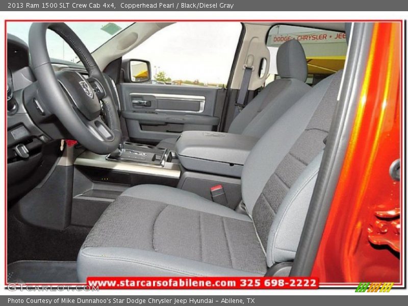 Copperhead Pearl / Black/Diesel Gray 2013 Ram 1500 SLT Crew Cab 4x4
