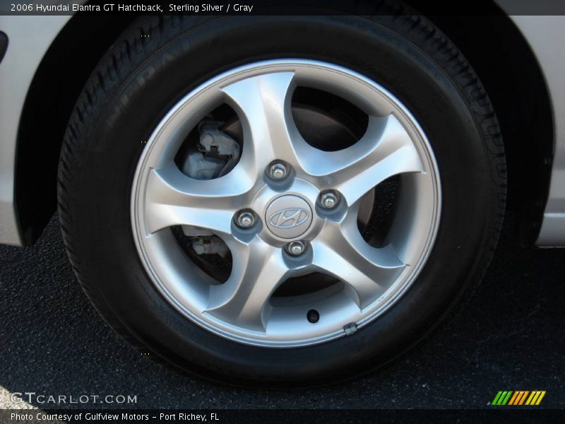 Sterling Silver / Gray 2006 Hyundai Elantra GT Hatchback