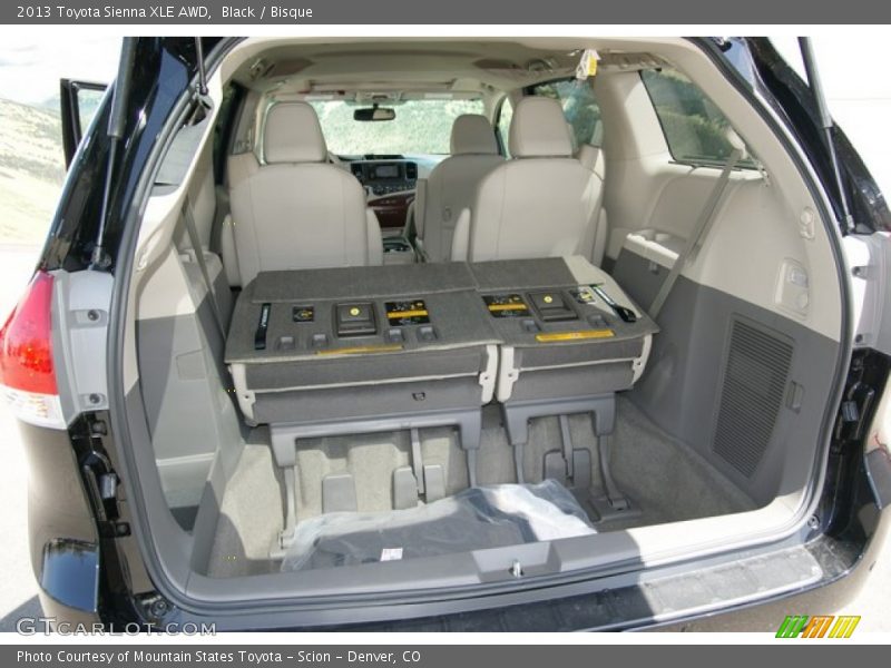 Black / Bisque 2013 Toyota Sienna XLE AWD