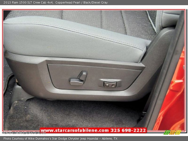 Copperhead Pearl / Black/Diesel Gray 2013 Ram 1500 SLT Crew Cab 4x4