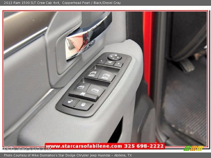 Copperhead Pearl / Black/Diesel Gray 2013 Ram 1500 SLT Crew Cab 4x4
