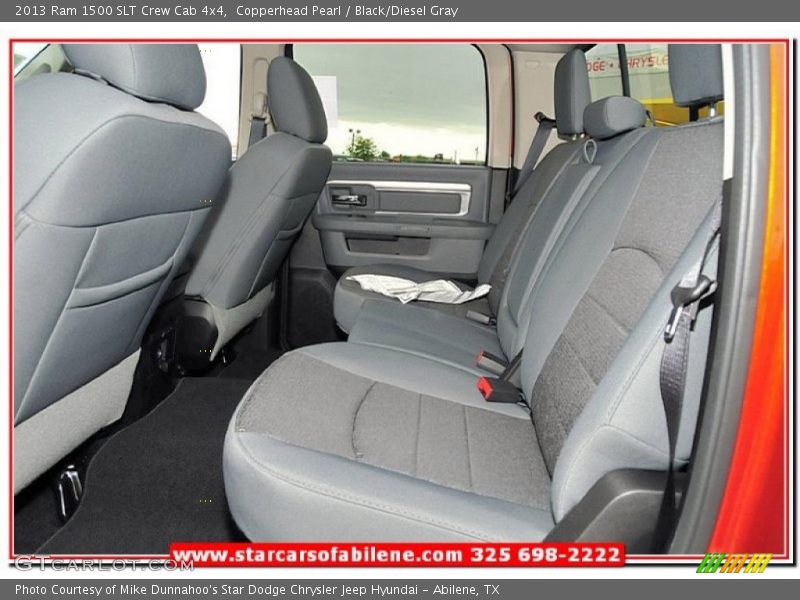 Copperhead Pearl / Black/Diesel Gray 2013 Ram 1500 SLT Crew Cab 4x4