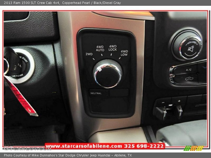 Copperhead Pearl / Black/Diesel Gray 2013 Ram 1500 SLT Crew Cab 4x4