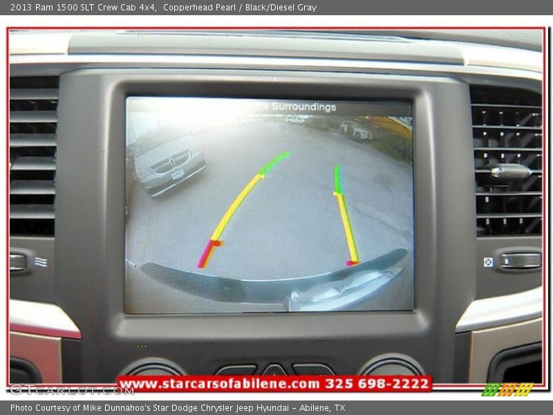 Copperhead Pearl / Black/Diesel Gray 2013 Ram 1500 SLT Crew Cab 4x4