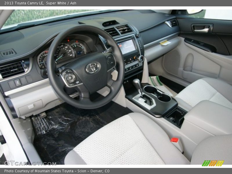 Super White / Ash 2013 Toyota Camry LE