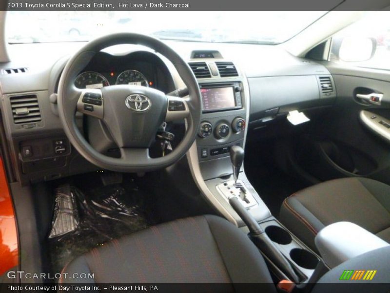 Hot Lava / Dark Charcoal 2013 Toyota Corolla S Special Edition