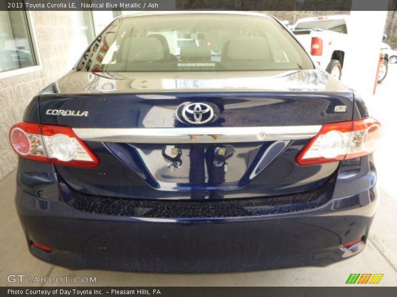 Nautical Blue Metallic / Ash 2013 Toyota Corolla LE