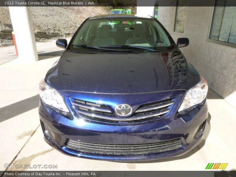 Nautical Blue Metallic / Ash 2013 Toyota Corolla LE