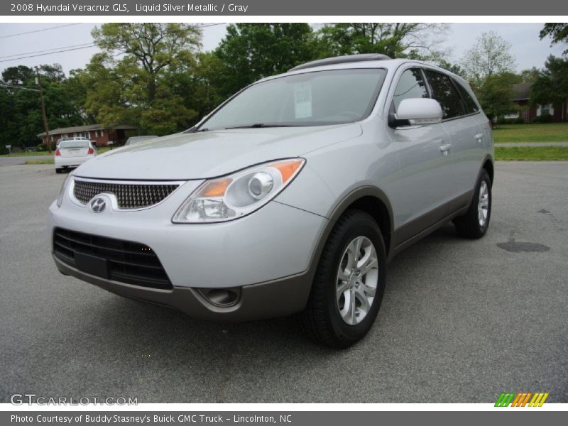 Liquid Silver Metallic / Gray 2008 Hyundai Veracruz GLS