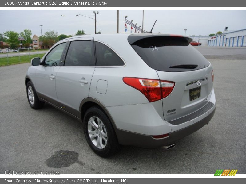 Liquid Silver Metallic / Gray 2008 Hyundai Veracruz GLS