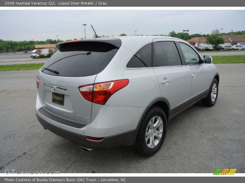 Liquid Silver Metallic / Gray 2008 Hyundai Veracruz GLS
